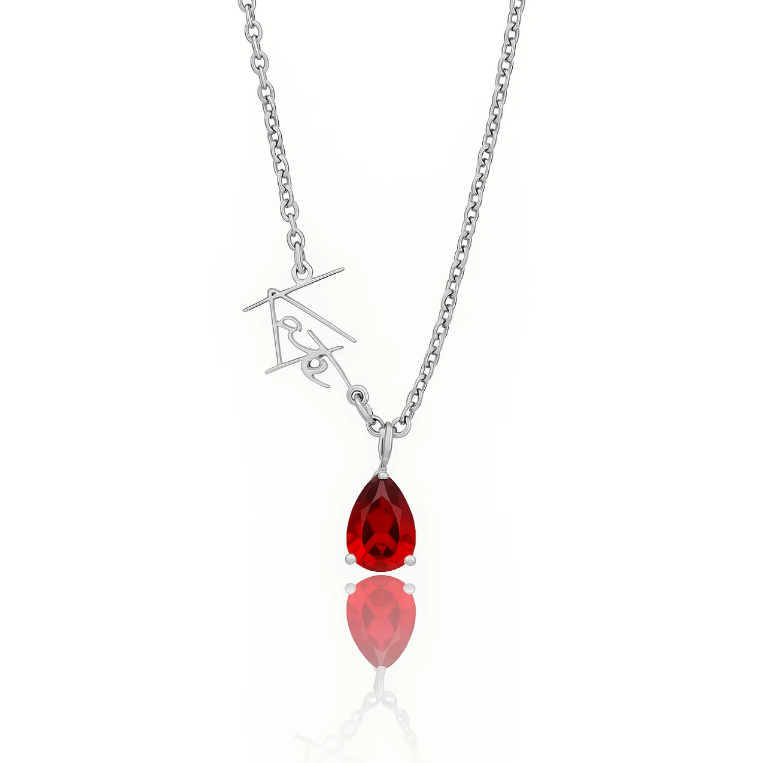 Signature Name and Birthstone Necklace