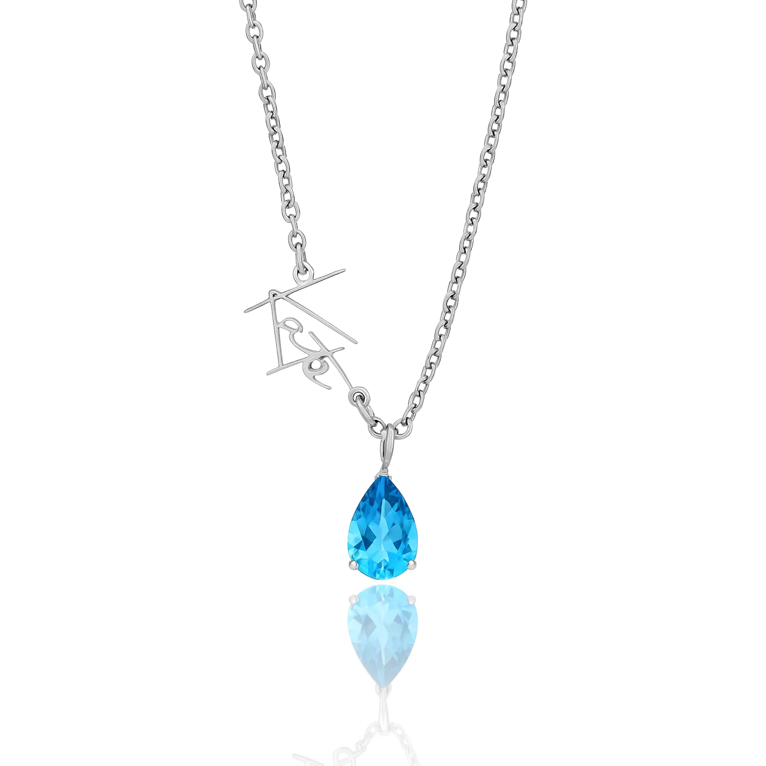 Signature Name and Birthstone Necklace