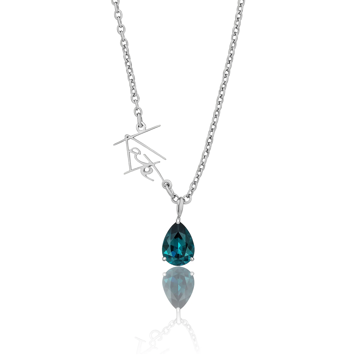 Signature Name and Birthstone Necklace