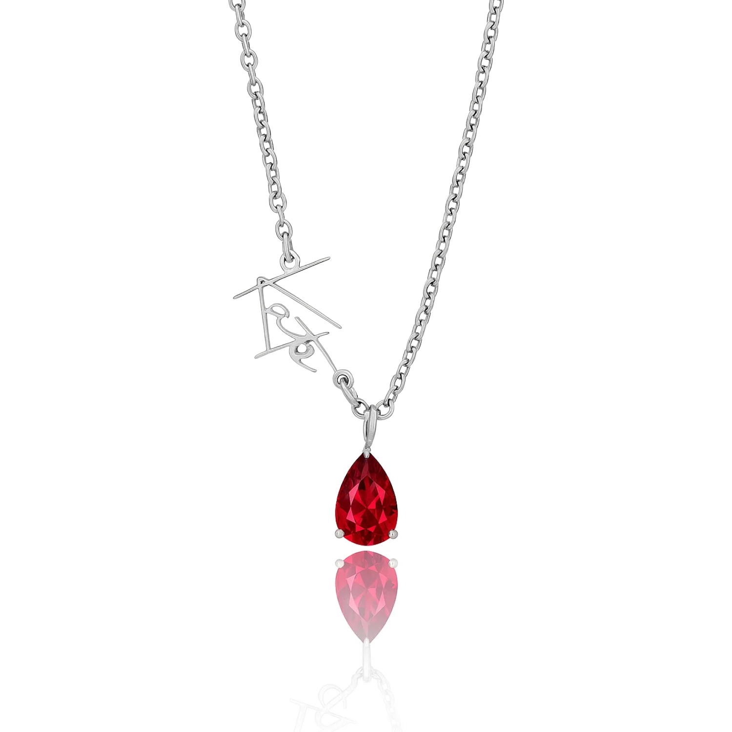 Signature Name and Birthstone Necklace
