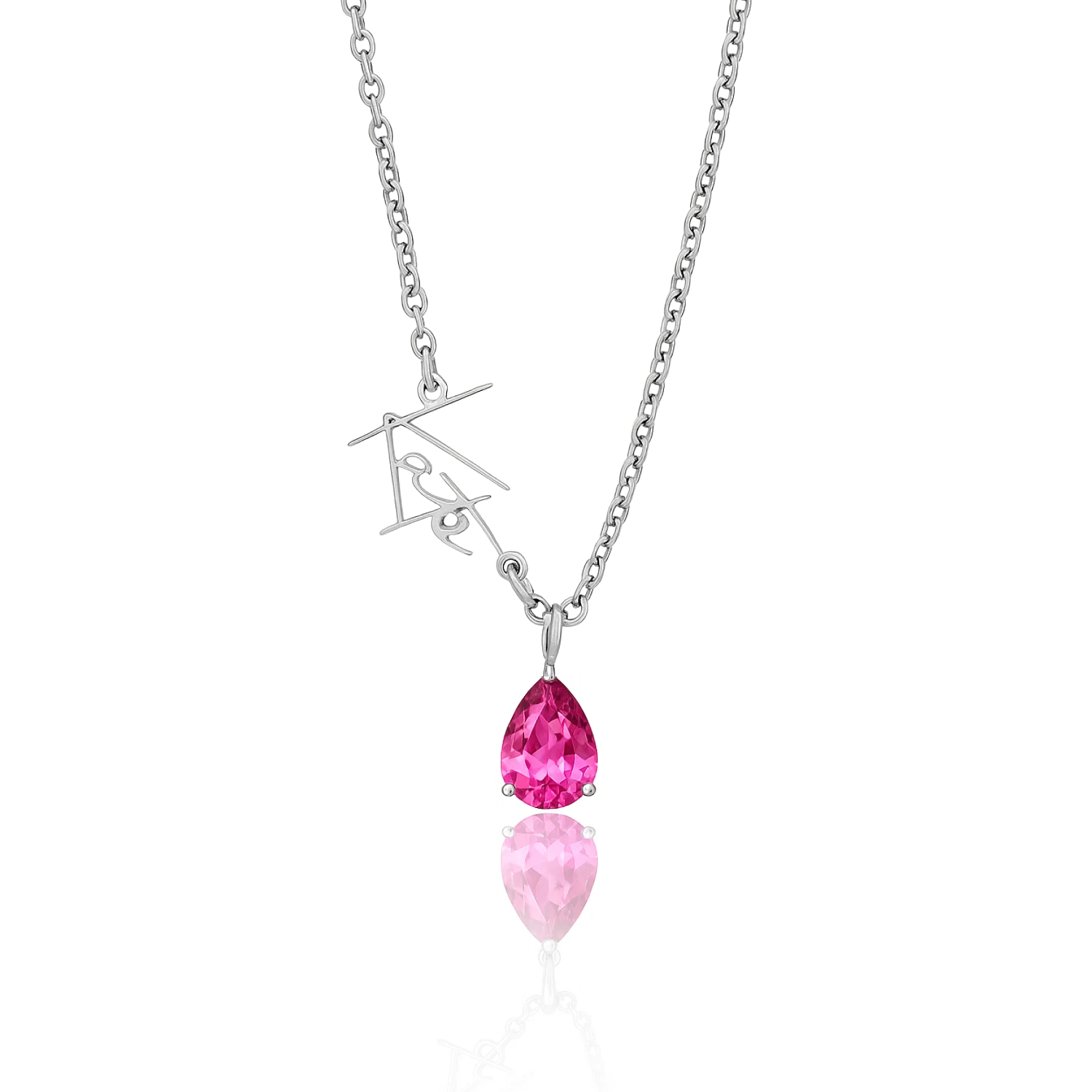 Signature Name and Birthstone Necklace