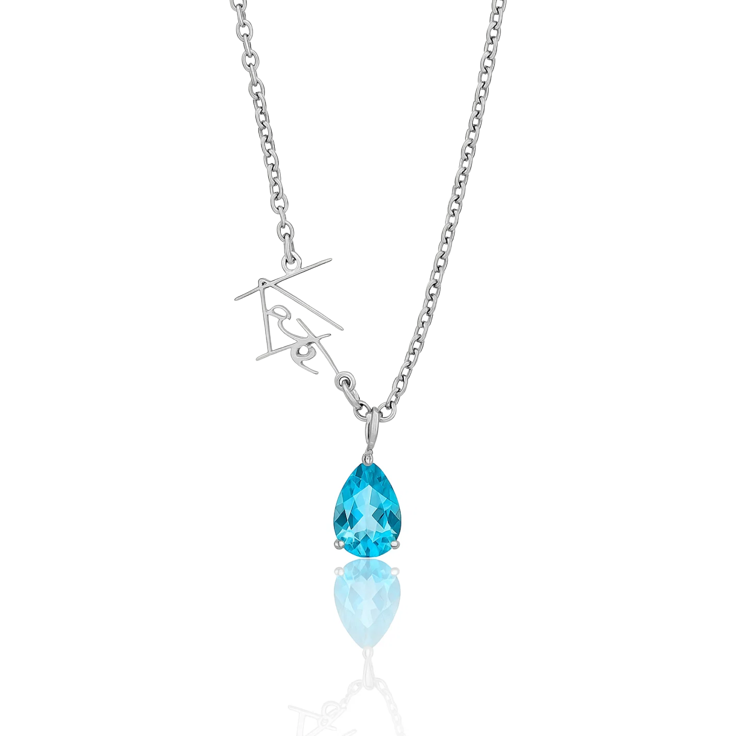 Signature Name and Birthstone Necklace