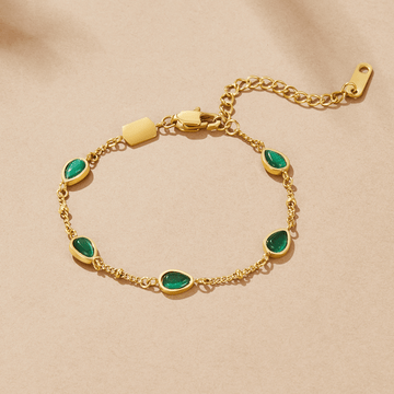 Arizona Green Stone Bracelet – Noor & Rose
