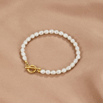 Cara Pearl Link Bracelet – Noor & Rose