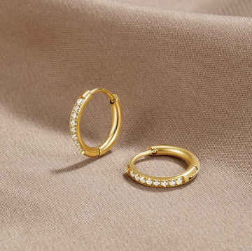 Eternity Hoop Earrings – Noor & Rose