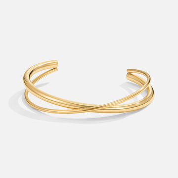 Eva Gold Twist Bracelet – Noor & Rose