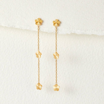 Flower Power Petal Drop Earrings – Noor & Rose