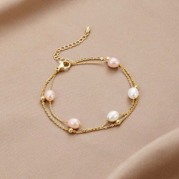 Freshwater Pearl Layered Bracelet – Noor & Rose