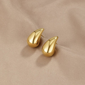 Amara Gold Teardrop Earrings – Noor & Rose