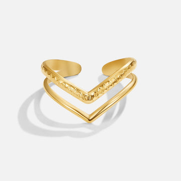 Harper Layered Wrap Ring – Noor & Rose