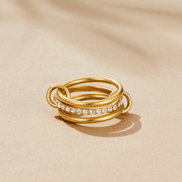Layered Kaili Gold Ring – Noor & Rose