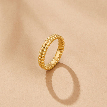 Leona Gold Bead Ring – Noor & Rose