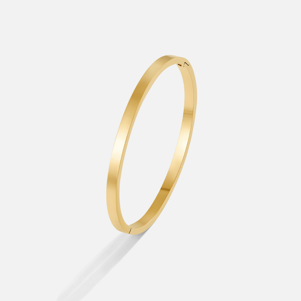 Lilah Gold Bangle – Noor & Rose