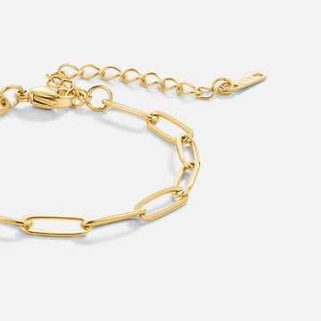 Paperclip Gold Bracelet – Noor & Rose