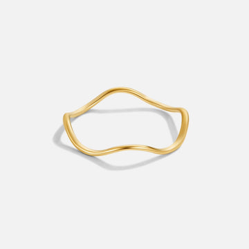Tina Gold Stack Ring – Noor & Rose