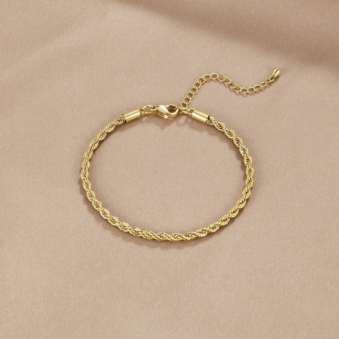 Twisted 18K Gold Bracelet