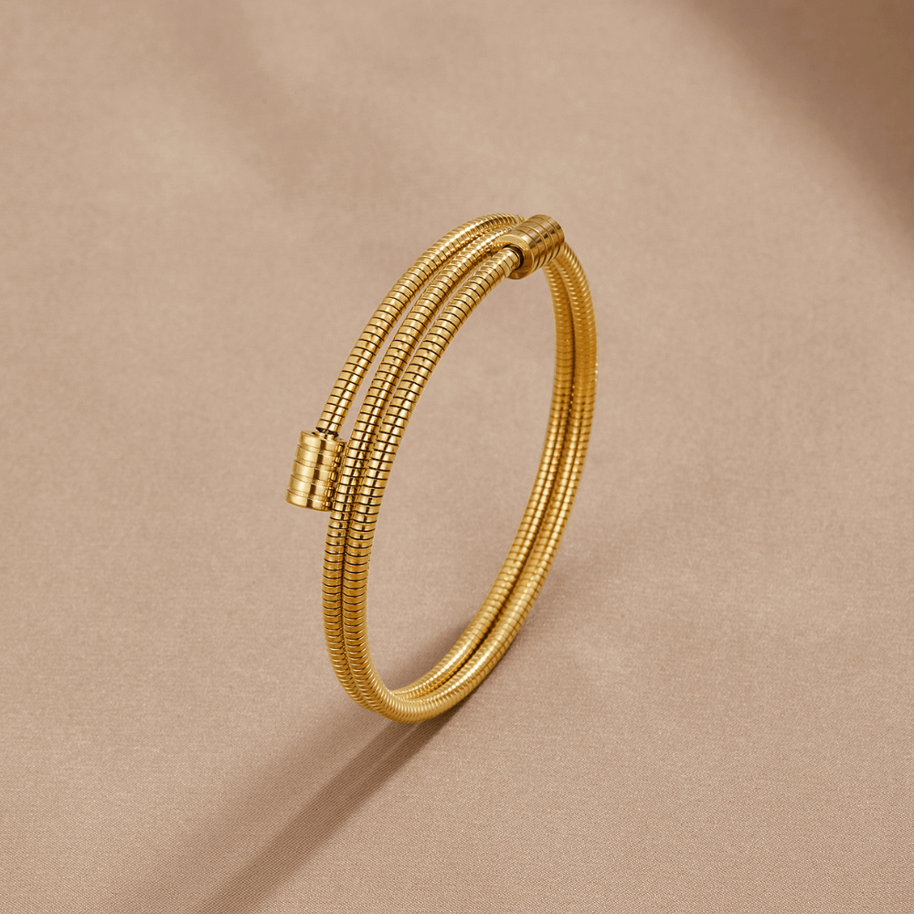 Twisted Gold Bracelet