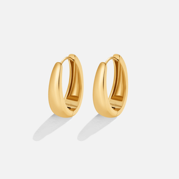 Valentina Gold Hoop Earrings – Noor & Rose